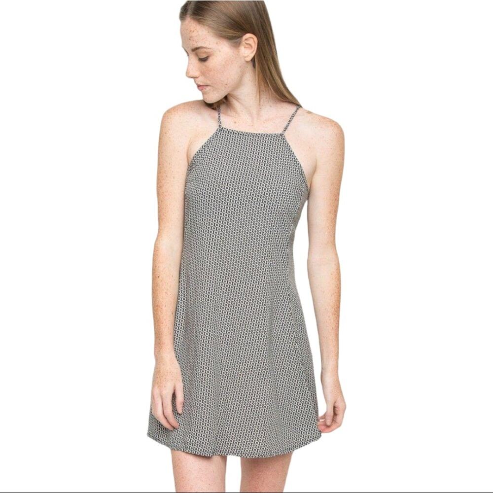 Brandy Melville Black White‎ Floral Abigail Dress